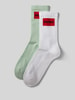 HUGO Socken mit Label-Stitching im 2er-Pack Mint