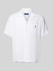 Polo Ralph Lauren Custom Fit Leinenhemd mit Resortkragen Beige