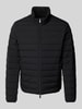 Emporio Armani Steppjacke mit Stehkragen Black