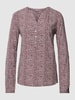 Montego Bluse mit Allover-Muster  Bordeaux