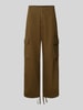 Carhartt Work In Progress spodnie cargo z bawełny model 'Columbia' Średniobrązowy
