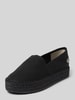 Calvin Klein Jeans Espadrilles met plateauzool Zwart