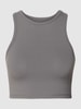 REVIEW Crop Top mit Racerback Stein