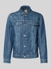 Tom Tailor Regular Fit Jeansjacke aus reiner Baumwolle mit Brustpattentaschen Blau