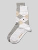 Burlington Socken mit Label-Applikation Modell 'Everyday Argyle' im 2er-Pack Mittelgrau