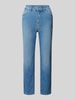 MAC Jeansy o skróconym kroju model ‘MELANIE’ Niebieski