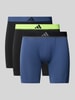 adidas Sportswear Pant & Trunk mit Logo-Stitching im 3er-Pack GELB