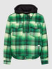The Hundreds Overhemdjack met glencheck-motief Groen
