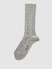 Falke Socken in melierter Optik Modell 'Pile' Silber Melange