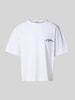 Jack & Jones T-Shirt mit Label-Stitching Weiss