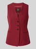 BOSS Orange Regular Fit Weste mit Paspeltaschen Bordeaux