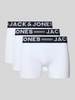 Jack & Jones Boxershort met elastische band met logo in een set van 3 stuks Wit