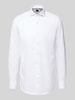 BOSS Koszula biznesowa o kroju slim fit z bardzo długim rękawem Biały