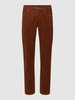 Christian Berg Men Ribcordbroek met stretch Cognac