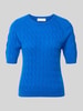 Rich & Royal Slim Fit Pullover aus Woll-Mix mit Kaschmir-Anteil Royal