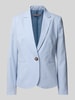 Christian Berg Woman Selection Blazer met reverskraag Lichtblauw