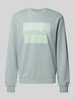 HUGO Sweatshirt mit Label-Print Modell 'DURAGOL' Mint