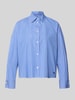 Weekend Max Mara Loose Fit Langarmbluse aus reiner Baumwolle Modell 'OVATTA' Blau