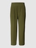 Jake*s Casual Stoffhose mit Bundfalten Khaki