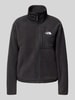 The North Face Fleecejack met opstaande kraag, model 'YUMORI OFF PEAK' Metallic zwart