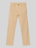 s.Oliver RED LABEL Regular fit chino van katoenmix model 'PETE' Beige