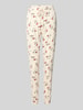 Jake*s Casual Pyjama-Hose aus reiner Baumwolle mit Peanuts® Print Ecru