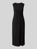 Weekend Max Mara Midi-jurk met plooien opzij, model 'TENEBRE' Zwart