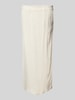 Object Spódnica midi z wiskozy w jednolitym kolorze model ‘Sanne’ Beżowy
