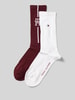 Tommy Hilfiger Socken mit elastischem Rippenbündchen im 2er-Pack Dunkelrot