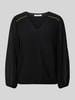 ZABAIONE Blouse met V-hals model 'Be44rtaa' Zwart