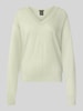 BOSS Regular fit pullover van zuivere scheerwol model 'Freeslyn' Lindegroen