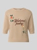 Weekend Max Mara Regular Fit Strickshirt aus Baumwoll-Mix Modell 'FIACRE' Sand