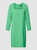 comma Mini-jurk met vierkante hals Groen