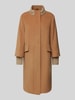 ICONS Cinzia Rocca Wollmantel im Double-Layer-Look Camel