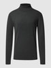 MCNEAL Strickpullover mit Rollkragen Dunkelgrau meliert