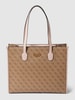 Guess Tote Bag mit Allover-Logo Rosé