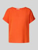 Christian Berg Woman Blouseshirt met ronde hals Donkeroranje