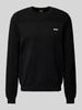 BOSS Green Strickpullover mit Label-Schriftzug Modell 'Momentum' Black