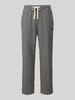 Don´t Waste Culture Loose Fit Sweathose aus reiner Baumwolle Modell 'LINO' Mittelgrau Melange