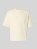 Selected Homme Boxy Fit T-Shirt aus reiner Baumwolle Modell 'CORY' Offwhite