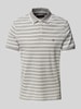 Tommy Hilfiger Regular Fit Poloshirt aus Baumwoll-Leinen-Mix Khaki