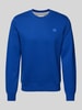 s.Oliver RED LABEL Regular Fit Sweatshirt aus Baumwoll-Mix mit Logo-Detail Royal