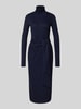 Lauren Ralph Lauren Midi-jurk met col, model 'VAUREEN' Donkerblauw