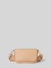 VALENTINO BAGS Handtas met labelapplicatie, model 'MIRAMAR' Beige