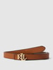 Lauren Ralph Lauren Gürtel mit Label-Details Modell 'DRESS' Cognac