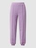 NA-KD Sweatpants mit fixierten Bügelfalten Purple