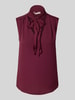 Rinascimento Regular fit blousetop met sierstrik Bordeaux