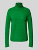 Liu Jo White Gebreide pullover met labelstitching Groen