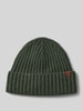 Barts Beanie met labeldetail, model 'WYON' Olijfgroen