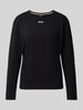 BOSS Longsleeve mit Label-Print Black